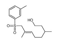 3,7-dimethyl-8-(3-methylphenyl)sulfonyloct-6-en-1-ol Structure