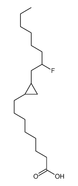8-[2-(2-fluorooctyl)cyclopropyl]octanoic acid Structure