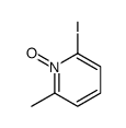 2-iodo-6-methyl-1-oxidopyridin-1-ium Structure