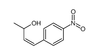 4-(4-nitrophenyl)but-3-en-2-ol结构式