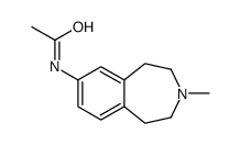 N-(3-methyl-1,2,4,5-tetrahydro-3-benzazepin-7-yl)acetamide Structure