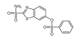 (2-sulfamoyl-1,3-benzothiazol-6-yl) benzenesulfonate Structure