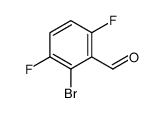 2-溴-3,6-二氟苯甲醛结构式