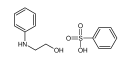 benzenesulphonic acid, compound with 2-anilinoethanol (1:1) Structure