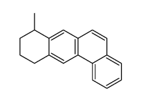 8-methyl-8,9,10,11-tetrahydrobenzo[a]anthracene结构式