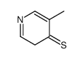5-methyl-3H-pyridine-4-thione Structure