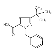 1-苄基-3-(叔丁基)-1H-吡唑-5-羧酸图片
