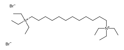 triethyl-[12-(triethylazaniumyl)dodecyl]azanium,dibromide Structure
