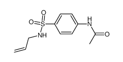 N-acetyl-sulfanilic acid allylamide结构式