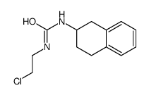 1-(2-chloroethyl)-3-(1,2,3,4-tetrahydronaphthalen-2-yl)urea Structure