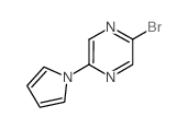 2-Bromo-5-(1H-pyrrol-1-yl)pyrazine structure
