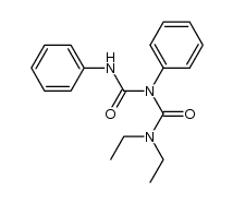 1,1-diethyl-3,5-diphenyl-biuret结构式
