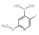 5-Fluoro-2-methoxypyridine-4-boronic acid Structure