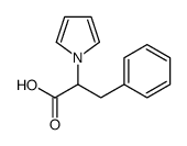 3-苯基-2-(1H-吡咯-1-基)丙酸结构式