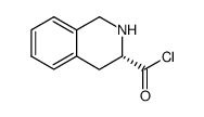 (S)-1,2,3,4-tetrahydroisoquinoline-3-carbonyl chloride结构式