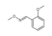 2-methoxybenzaldehyde O-methyloxime Structure