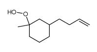1-methyl-3-(3-butenyl)cyclohexyl hydroperoxide Structure