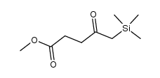 2-methoxycarbonylethyl (trimethylsilyl)methyl ketone结构式