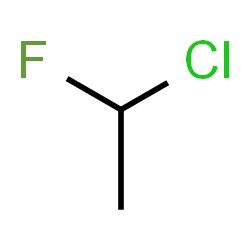 Chlorofluoroethane结构式