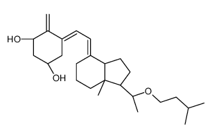 (1R,3S,5E)-5-[(2E)-2-[(3aS,7aS)-7a-methyl-1-[(1S)-1-(3-methylbutoxy)ethyl]-2,3,3a,5,6,7-hexahydro-1H-inden-4-ylidene]ethylidene]-4-methylidenecyclohexane-1,3-diol Structure