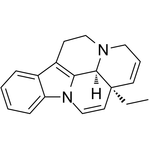 (3α,16α)-17,18-Didehydroeburnamenine Structure