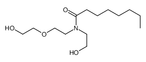 N-[2-(2-hydroxyethoxy)ethyl]-N-(2-hydroxyethyl)octanamide结构式