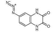 6-azido-1,4-dihydroquinoxaline-2,3-dione结构式