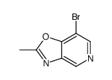 7-溴-2-甲基-噁唑并[4,5-c]吡啶结构式