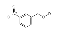 3-硝基苯甲醇-D1结构式