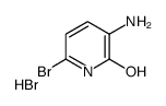 3-氨基-6-溴吡啶-2(1H)-酮氢溴酸结构式