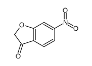 6-硝基苯并呋喃-3(2H)-酮结构式
