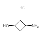 cis-3-aminocyclobutanol hydrochloride Structure