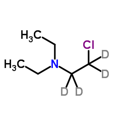 2-Chloro-N,N-diethyl(2H4)ethanamine Structure
