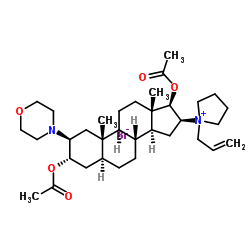 3-乙酰基溴库溴铵结构式