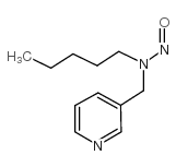 N-pentyl-N-(pyridin-3-ylmethyl)nitrous amide Structure