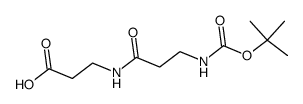 Boc-(β-hGly)2-OH结构式