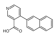 4-naphthalen-2-ylpyridine-3-carboxylic acid Structure
