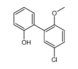 2-(5-chloro-2-methoxyphenyl)phenol Structure