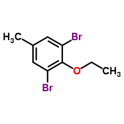 1,3-Dibromo-2-ethoxy-5-methylbenzene Structure