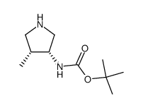 (3R,4R)-3-(Boc-氨基)-4-甲基吡咯烷图片