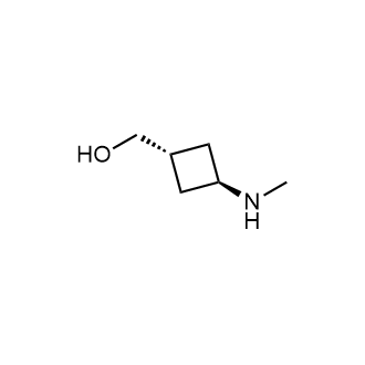 ((1R,3r)-3-(甲氨基)环丁基)甲醇结构式