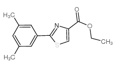 2-(3,5-二氯苯基)-1,3-噻唑-4-羧酸乙酯结构式