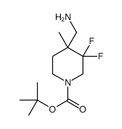 tert-butyl 4-(aminomethyl)-3,3-difluoro-4-methylpiperidine-1-carboxylate picture