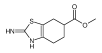 2-氨基-4,5,6,7-四氢苯并[d]噻唑-6-羧酸甲酯结构式