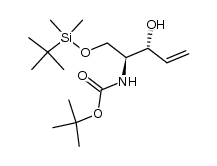 N-Boc-1-(O-TBS)-(2S,3R)-2-aminopent-4-en-3-ol Structure