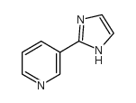3-(1H-咪唑-2-基)吡啶结构式