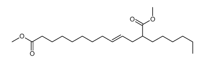 dimethyl 2-hexyltridec-4-enedioate Structure