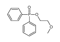 [2-methoxyethoxy(phenyl)phosphoryl]benzene Structure