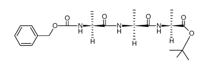 Z-(L-Ala)3-O-t-Bu Structure