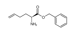 phenylmethyl (S)-2-amino-5-hexenoate Structure